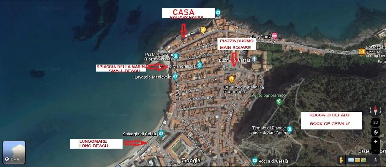 Appartamento Balcone sul mare Cefalù